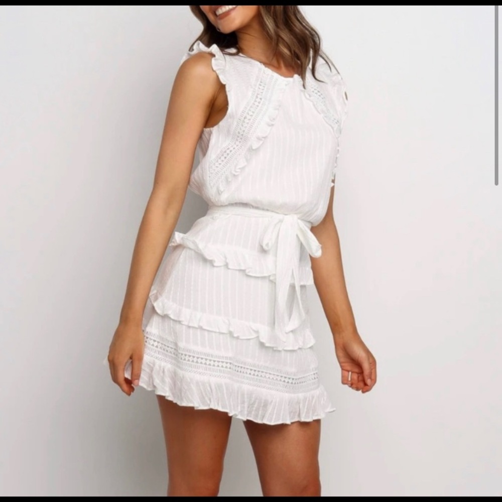 Petal and Pup Linen Dress